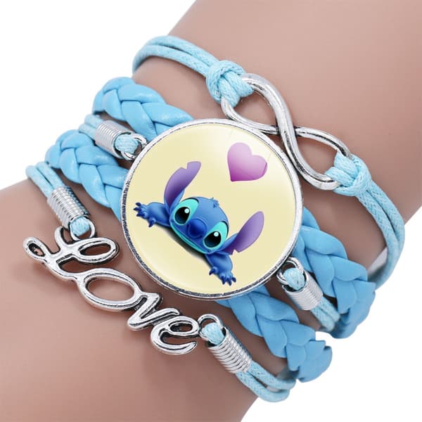 Stitch-tema Flerskiktat Flätat Armband - 20001909