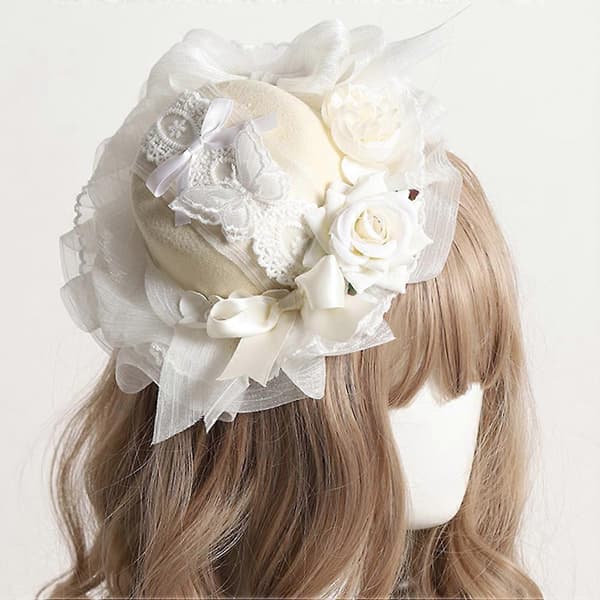 4 stk DIY Tøy Formelle Hatter Dekorative Formelle Hatter Hodeplagg Tilbehør