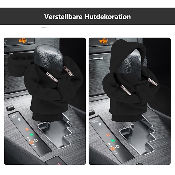 Växelspaksskydd för bilar, Moderiktig och funktionell design Universal Passform Växelspaksknoppskydd, Mjukt och hudvänligt Tjockt Slitstarkt Högkvalitativt