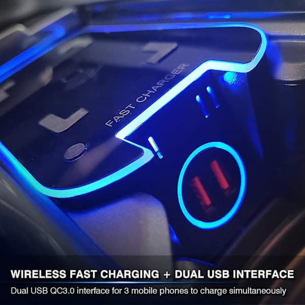 15W trådløs billader for XC90 S90 XC60 VC60 S60 V90 - Svart