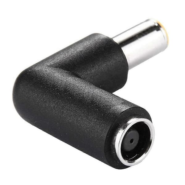 DC 7909 Han til DC 7909 Hun Konnektor Adapter til Laptop Notebook, 90 Graders Ret Vinkel Albue