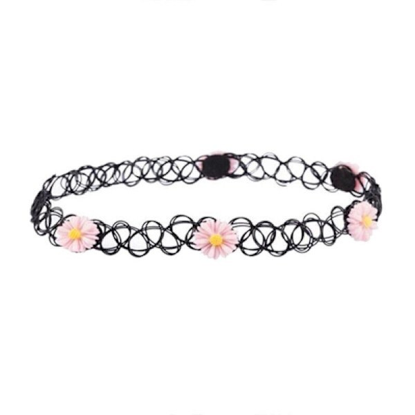 Stretch Choker Halsband Gotiska Elastiska Halsband Multi Colors