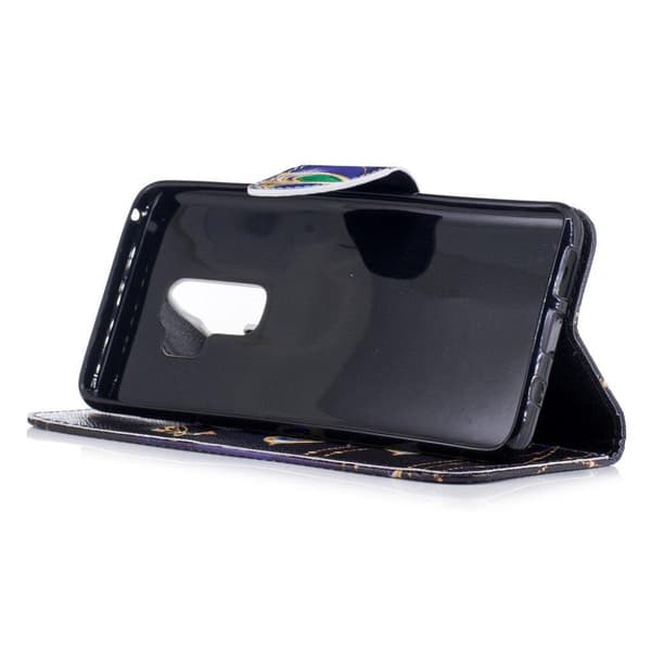 Sommerfuglskinn, Samsung Galaxy S9 Plus, etui, flerfarget
