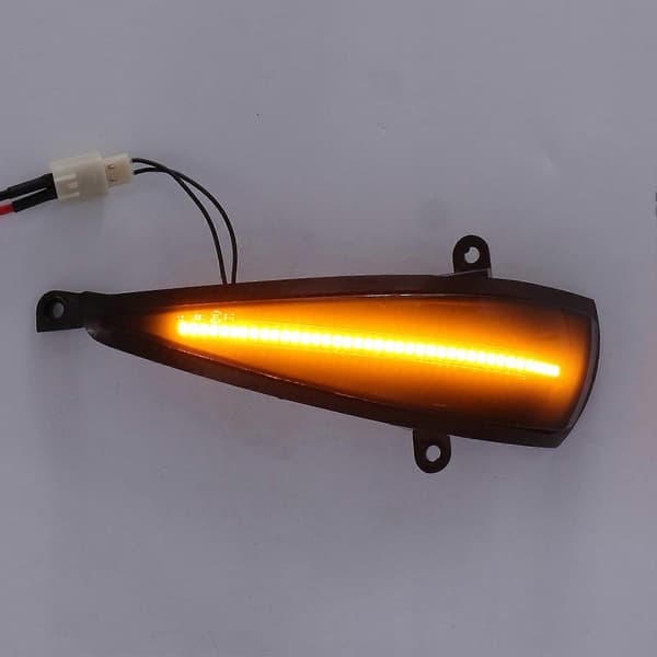 2 STK LED Dynamiske Blinklys Bakspejl Monteret Ravfarvet Belysning Erstatning for Civic 8. 2005-2011