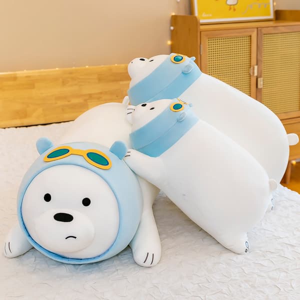 35 cm, sød bjørnebamse pude