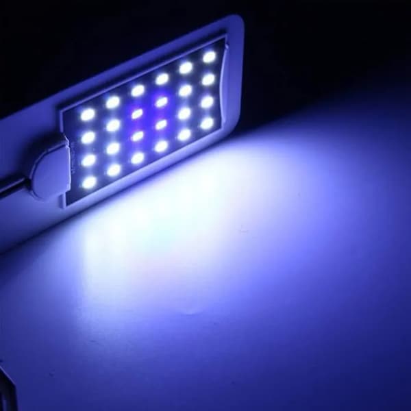 TEMPSA 10W 24 LED Akvarielampa med klämma och flexibel belysning, EU-standard