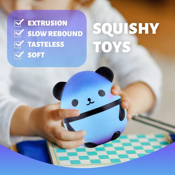 Panda Æg Galaxy Kollektion Squishies Nyhed Stressaflastende Legetøj