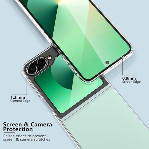 Gennemsigtigt Samsung Z Flip 6 Cover