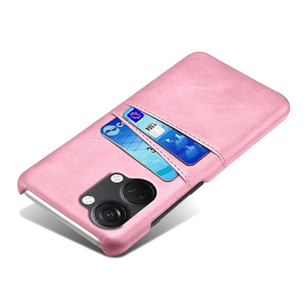 SKALO OnePlus Nord 3 5G / Ace 2V PU-Läder Korthållare Skal - Ros Rosa guld
