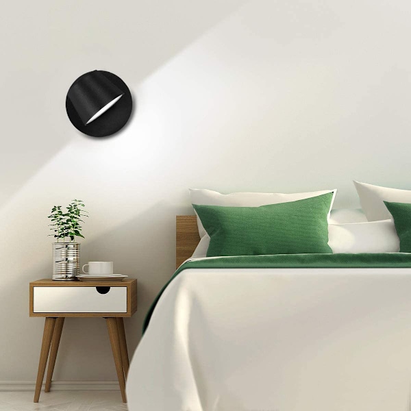 Justerbar Vägglampa med Vinkel, Högtransmittans Akryl Lampskärm, Lampkropp i Järnfärg, Nordisk Modern Vägglampa för Minimalistiska Designentusiaster