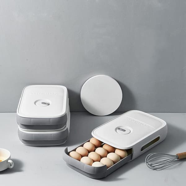 Matlagringsbeholder eggekartong dumplingboks