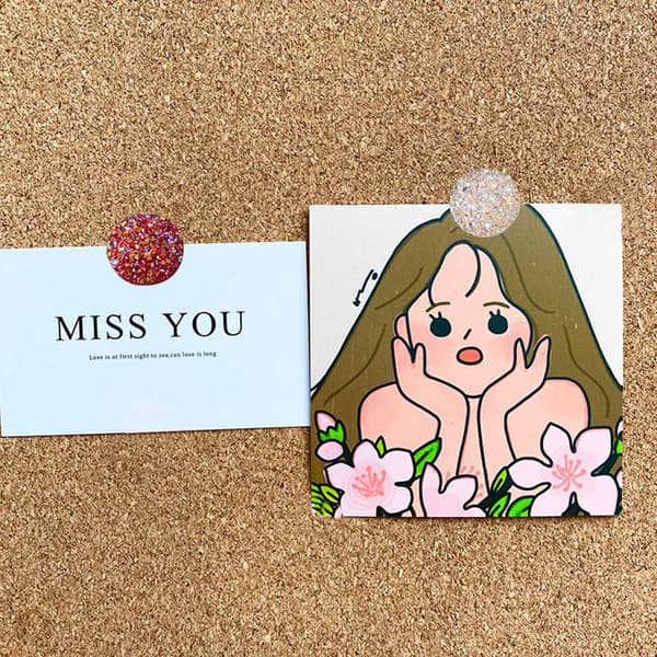 Neglebåndspinner trykknålplakat 30 stk