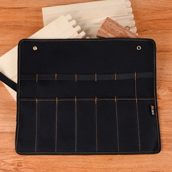 Mejsel Case Canvas Pocket Tool Roll Holder Pouch Orga F A