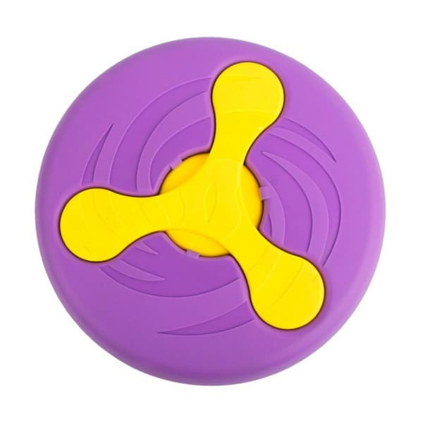 2 i 1 Multifunktionell Tålig Hundleksak Flygande Frisbee