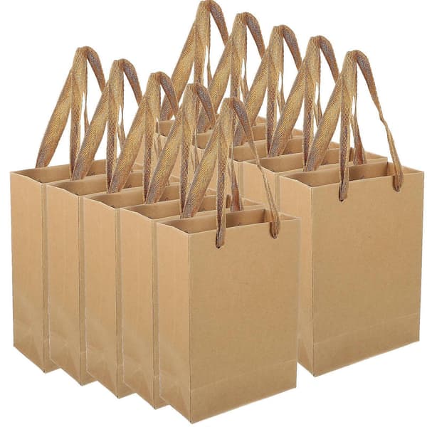 25 st godispåsar i papper, godispåsar, presentpåsar i papper, shoppingpåsar