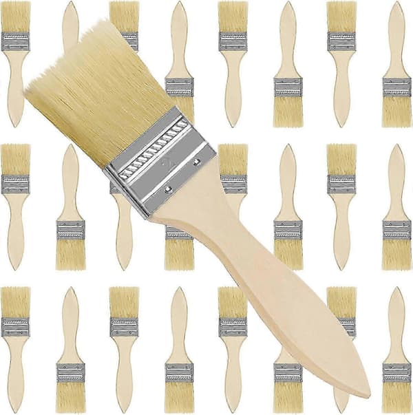Penselsett 5 cm (Pakke med 24) - Profesjonelle trepensler