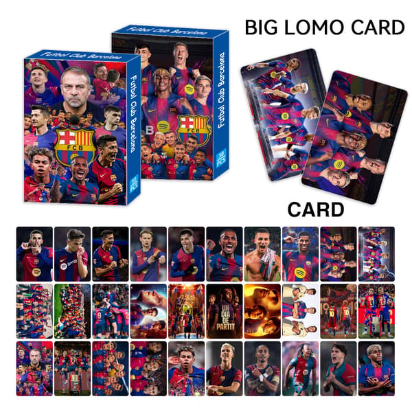 Fotballklubb samlekort LOMO, 30 kort per sett - Barcelona-01