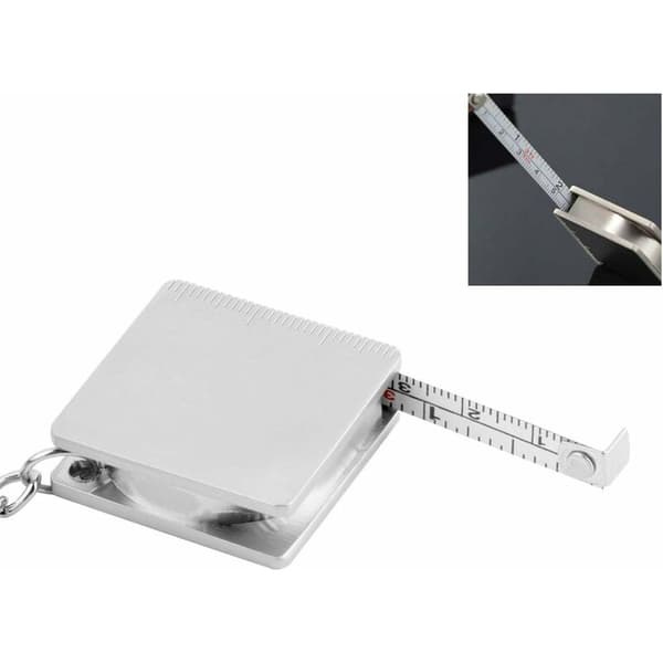 Mini Portabelt Metall Måttband Bekväm Infällbar Mätning
