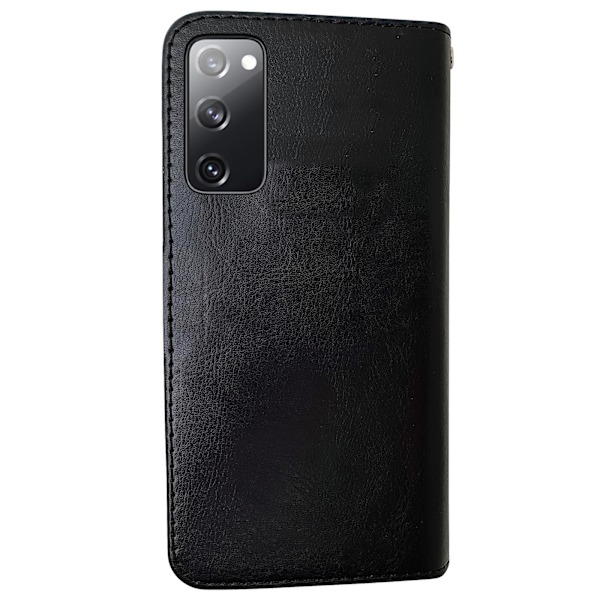 Galaxy S20 FE, Lædercover, Beskyttelse, Hvid Vit