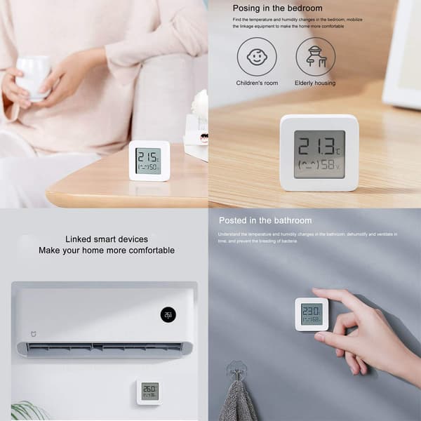 For Xiaomi Mi Hygrometer Digitalt Termometer Bluetooth Termometer