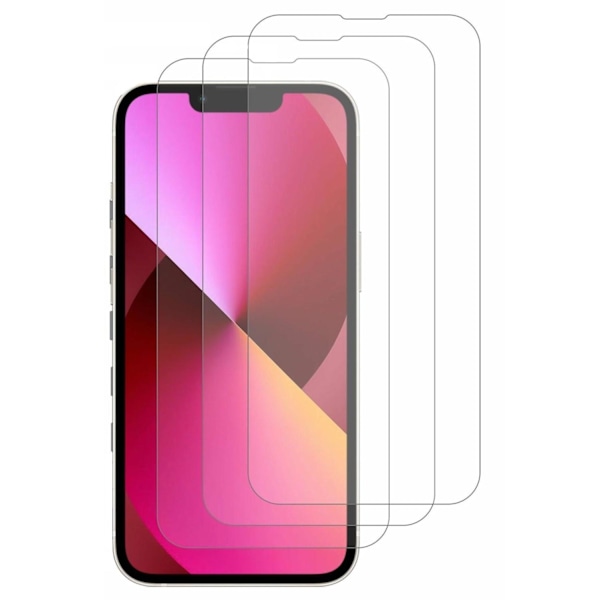 3-Pack - iPhone 13 Mini Skärmskydd i härdat glas