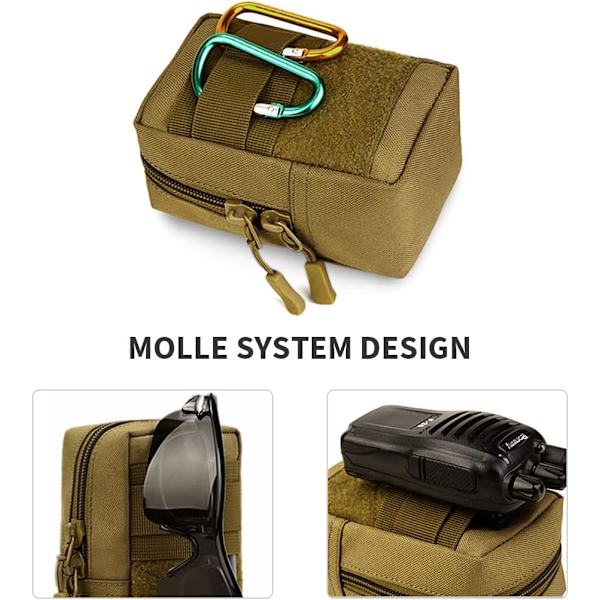 Militär Taktisk Bältesväska Molle Telefonficka Mini Multifunktion A