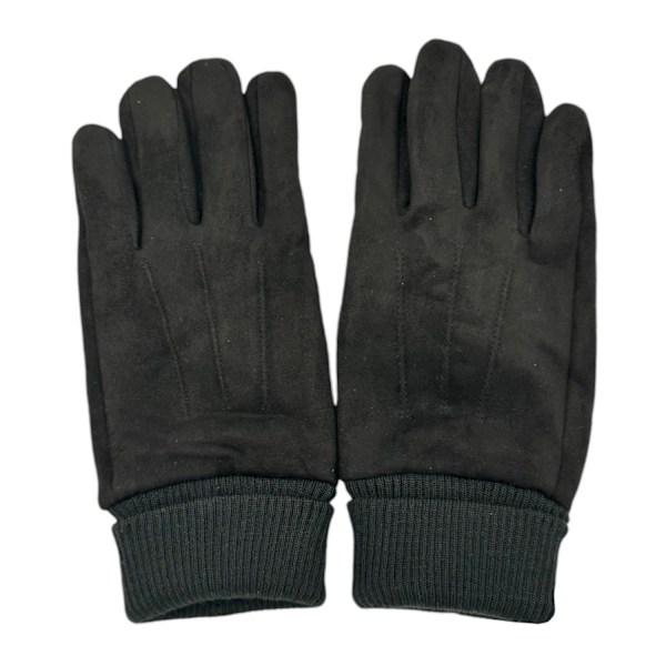 Handskar mocka herr Svart one size