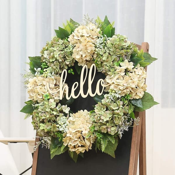 1 stk. \"hello\"-bokstavsimuleringskrans, 45 cm