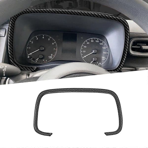 Rhd Fiber Bil Interiør Dashbord Instrumentpanel Dekorativt Deksel Strips Ramme For Sienta 2