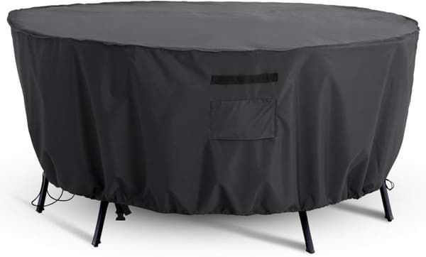 72\" D x 27.8\" H Rund Bordsöverdrag för Utomhusbruk, Modulsoffa, Matplats