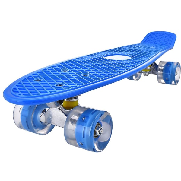 Skateboard 56cm Mini Cruiser Retro Skateboard Barn Pojkar Flickor