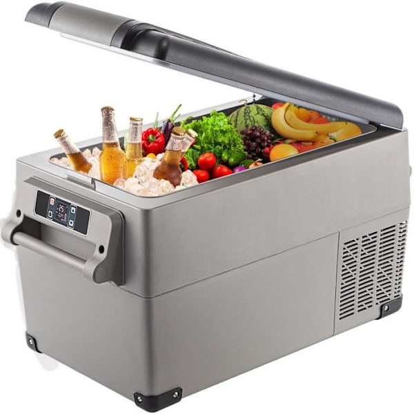 35 L Bilkylskåp - VEVOR - Bärbar elektrisk kylbox - Digital LCD-skärm