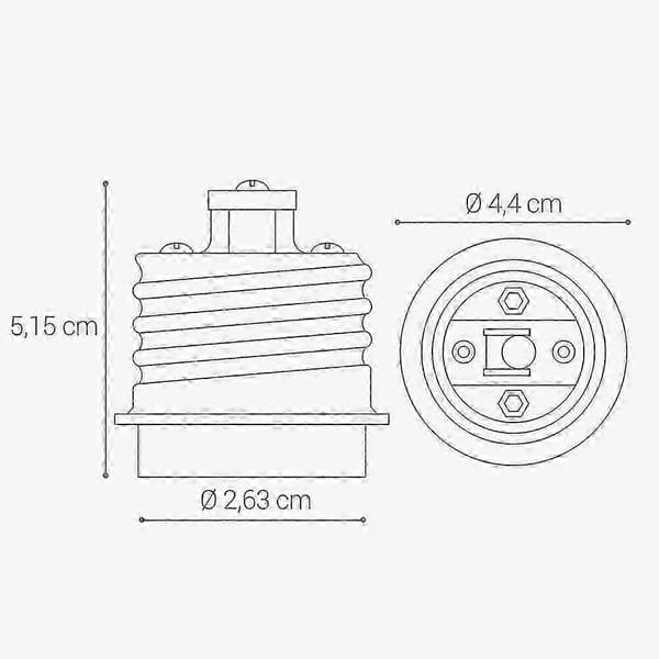 10x Sokkeladapter - 10x E40 til E27 Sokkelkonverter - E27 Base Lampeholderadapter For Halogen LED-pære