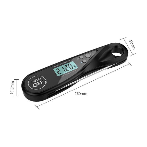 Stegetermometer, elektronisk øjeblikkelig aflæsningstermometer med probe