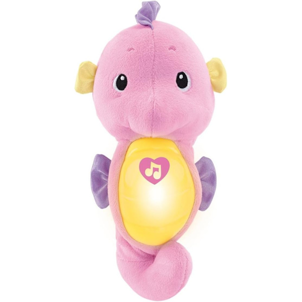 Beroligende og lysende sjøhest (rosa)