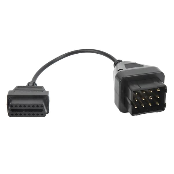 12-pin til OBD2-omformeradapter Profesjonell bildiagnosekabelkontakt for kjøretøyskanner