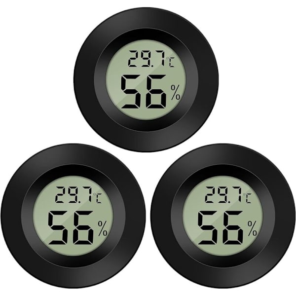 Mini Digital LCD Termometer Hygrometer Temperatur Luftfuktighet -50-