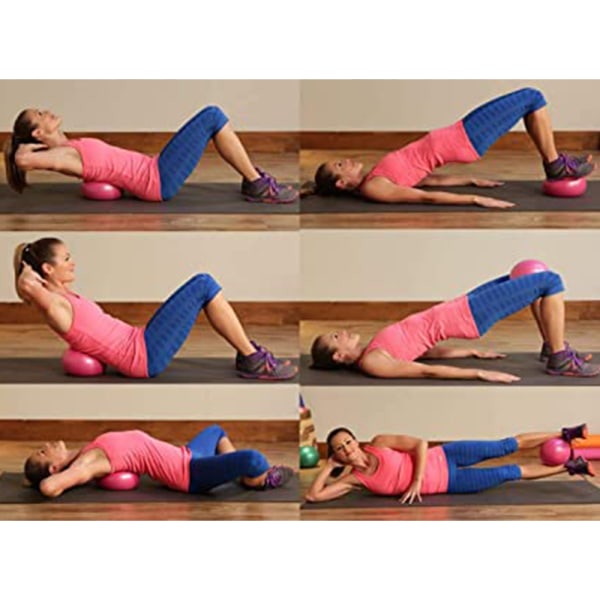 Yogaboll 3st för stabilisering, skivstång, pilates, yoga, kärna