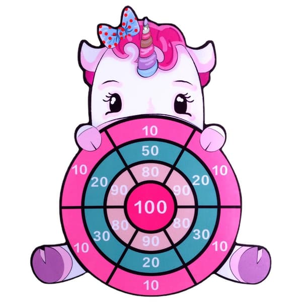 Gaver til børn 4-9 år, Børne Velcro Dartbræt 63cm med 12 Sticky Ba