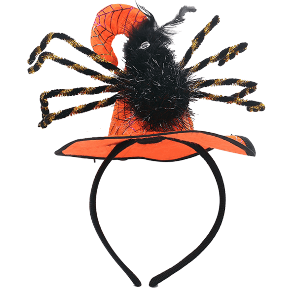 Halloween Spider Pannband Spider Örhängen Spets Spider Web