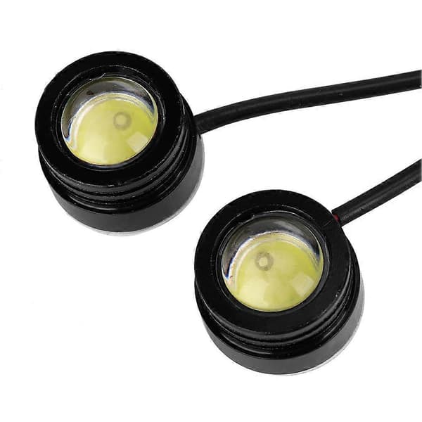 12V 6W 4-i-1 LED Eagle Eye Nødblinklys Trådløs DRL Fjernkontroll Kjørelys 16 Blitsmoduser
