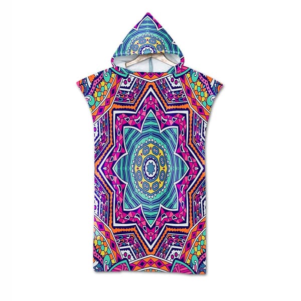 1 stk Boho Poncho Strandhåndkle, Sport Surfing Hettegenser Badehåndkle Robe