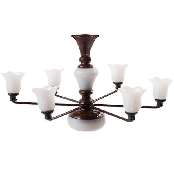 Liten taklampe modell Mini Lysende taklampe modell Sandbord Bygg DIY Materiale