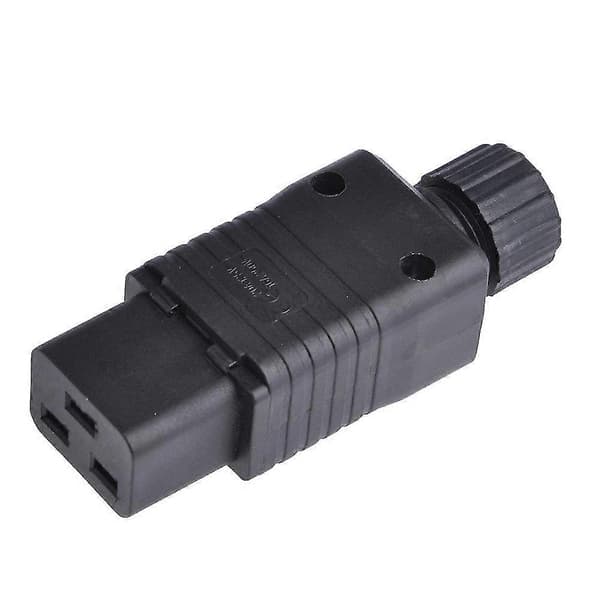 IEC 320 C19 Fe AC Uttag, EN 60320 C19 16A 250V 20A/125V AC Kontakt, IEC C19 Omkopplingsbar DIY Sockel
