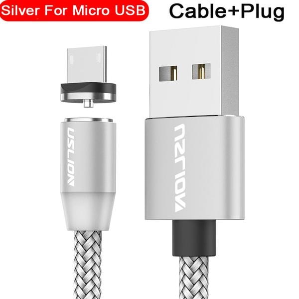 2 m  magnet laddare för USB-C|svart