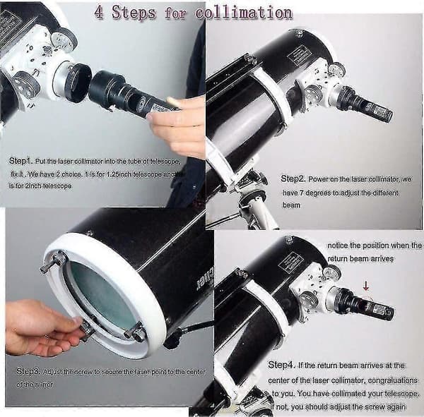 Teleskop Laser Kollimator, Kalibrator Med Adapter För Newtonsk Jb51-3