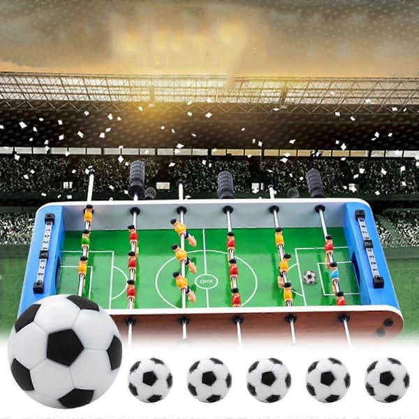 Bordfodbold 6 Stk. Bordfodboldbolde 32 mm Mini Fodboldbolde Udskiftning Til Bordfodboldspil Tilbehør