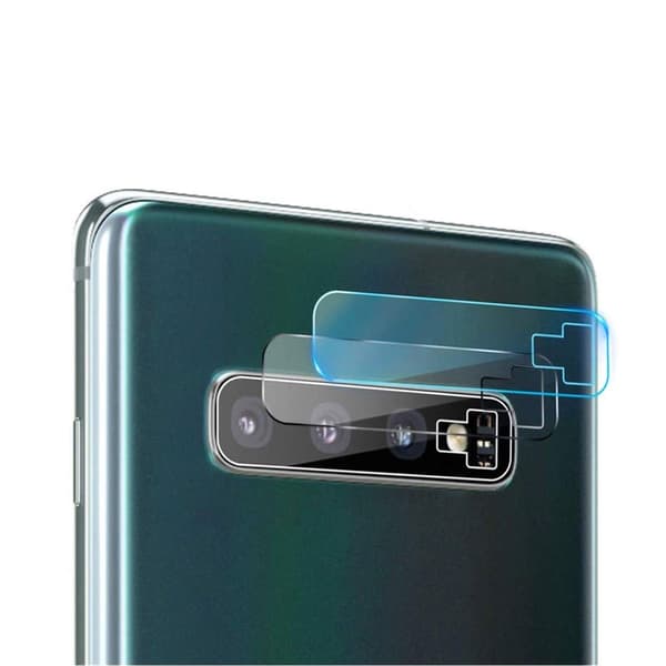 2-pak Galaxy S10 Beskyttelse til Kameralinse Gennemsigtig