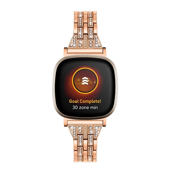 Dual Rows Bracelet Fitbit Versa 3/Sense Rose Guld
