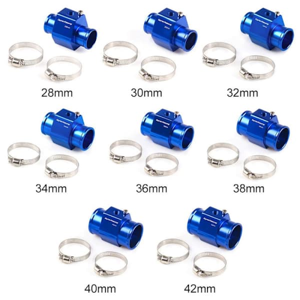 Vattentemperaturmätare LED-rörsensor 34MM 34mm 34mm